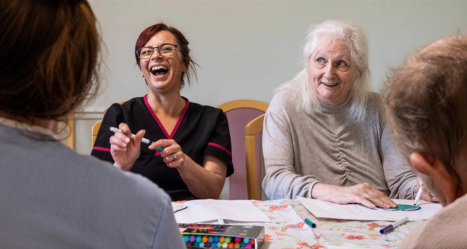 Live-in care support at Dove Court